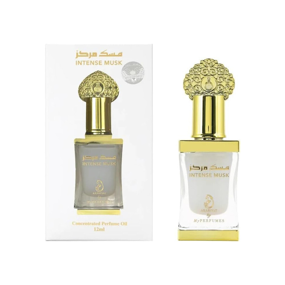 Intense Musk Concentrated Perfume Oil For Women and Men (Unisex), 12ml