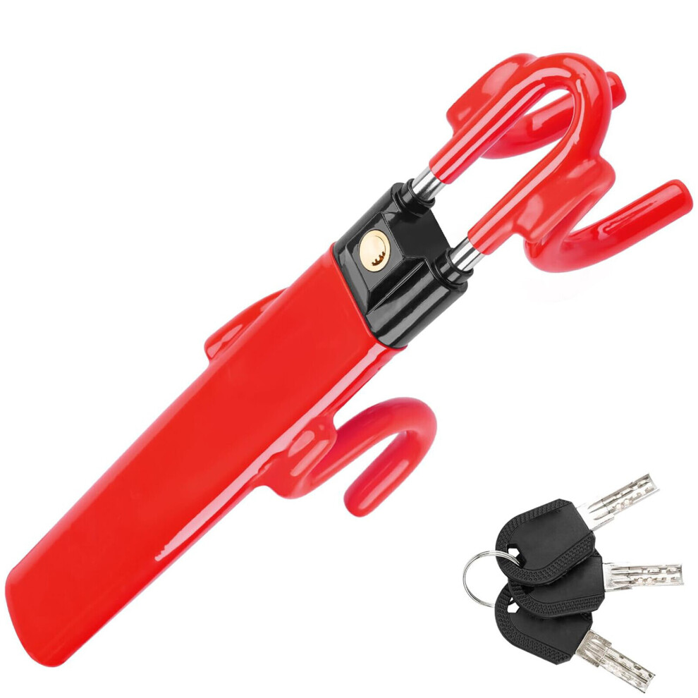Car Steering Wheel Lock High Security Anti Theft Twin Bar 368982708087