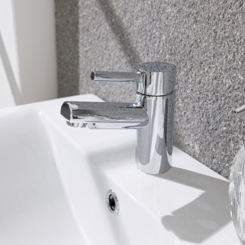 NES Home Bathroom Chrome Basin Sink Single Lever Mixer Tap