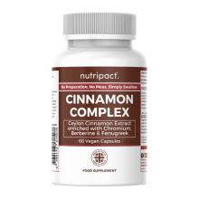 Ceylon Cinnamon Capsules with Chromium &amp; Fenugreek - 60 Vegan Capsules