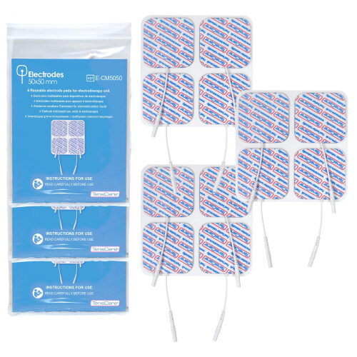 (4 Electrodes) Electrode Pads 50x50mm 2