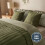 Silentnight (Bedspread, Green) Silentnight Supersoft Quilted Cushion or Bedspread 4