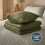 Silentnight (Bedspread, Green) Silentnight Supersoft Quilted Cushion or Bedspread 5
