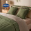 Silentnight (Green) Silentnight Supersoft Ruffle Cushion 45 x 45 cm 5