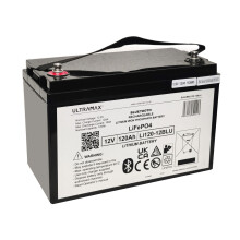 Ultramax 12v 120Ah Lithium Iron Phosphate (LiFePO4) Battery With Bluetooth