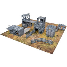 Halo Flashpoint Deluxe Buildable 3D Terrain Set Board Game - Tabletop Miniatures Wargame