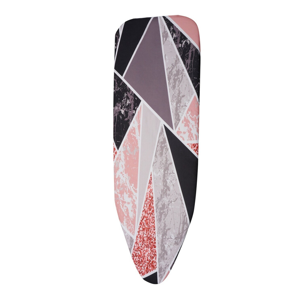 Spactz 140x50CM Fabric Marbling Ironing Board Cover Protective Press Iron Folding for Ironing Cloth Guard Protect Delicate Garment Easy Fitted 1
