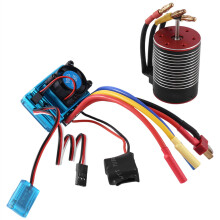 3650 Brushless Motor 3600KV and 120A ESC for 1/8 1/10 RC Car Drift Racing Off-Road Truck