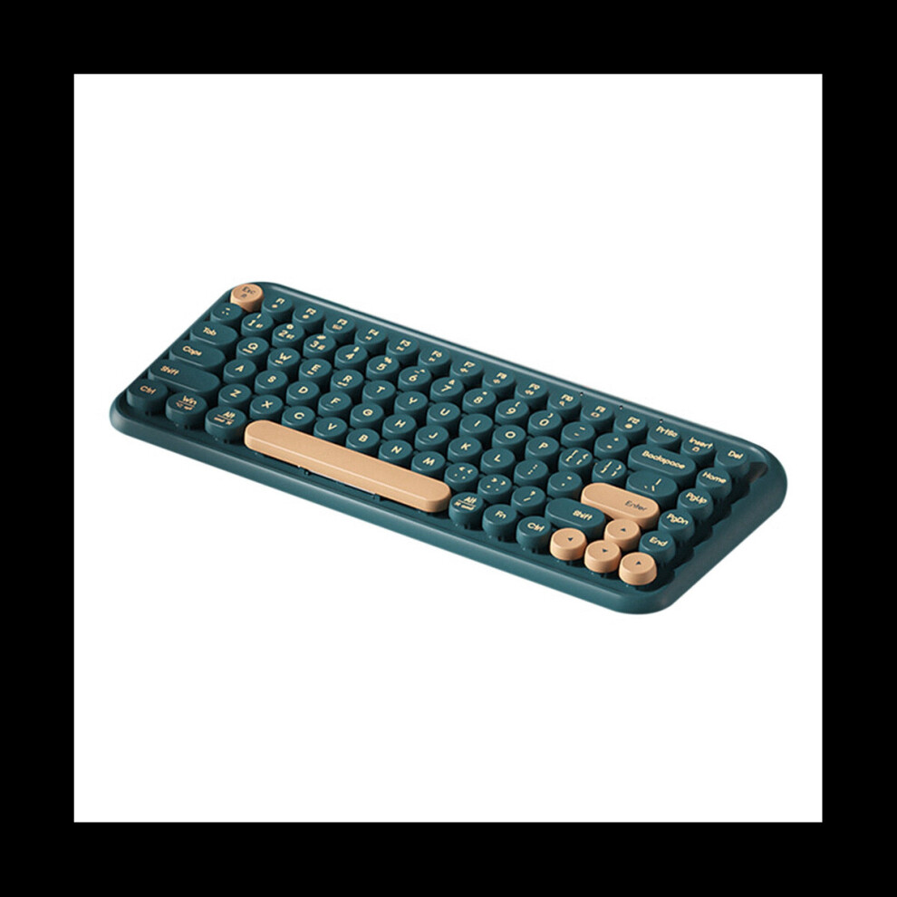 2.4G Wireless Bluetooth Keyboard Dual Mode Keyboard Support Tablet Android Phone Laptop Desktop Girl Green
