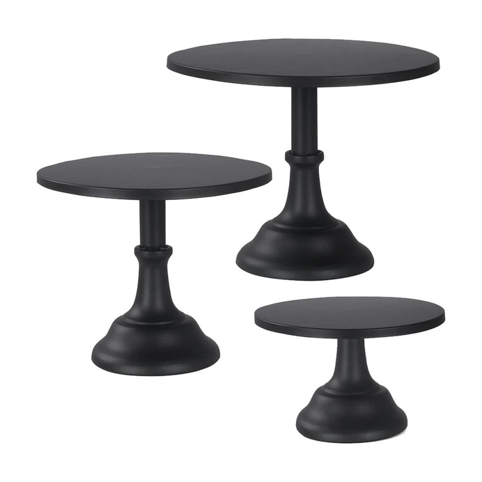 3Pcs Cake Stand, Cake Pop Stand , Tall Cake Stands,Black