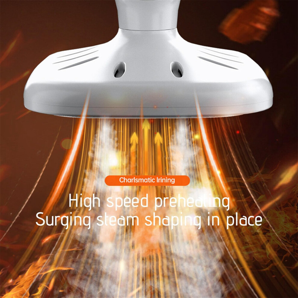Portable Travel Steamer for Clothes Steam Iron 180¡ãRotatable, White