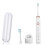 Sonic Electric Toothbrush Ultrasound IPX7 Rechargeable Toothbrush 5 Mode Smart Time Whitener Toothbrush,White 1