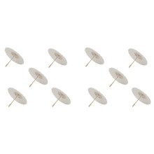 10PCS paperi Parasol 60cm valkoinen DIY sateenvarjo valokuvaus rekvisiitta Baby Shower Party häät