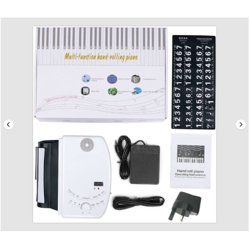 Portable 88 Keys USB Soft Flexible Electronic Piano Keyboard 1