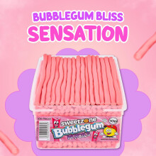 Sweetzone Bubblegum Pencils 1.1KG Tub - bubblegum flavour candy