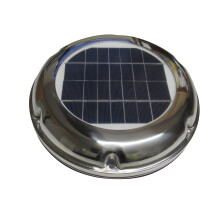 Solar Powered Caravan Extractor Fan (Stainless Steel Roof Vent)