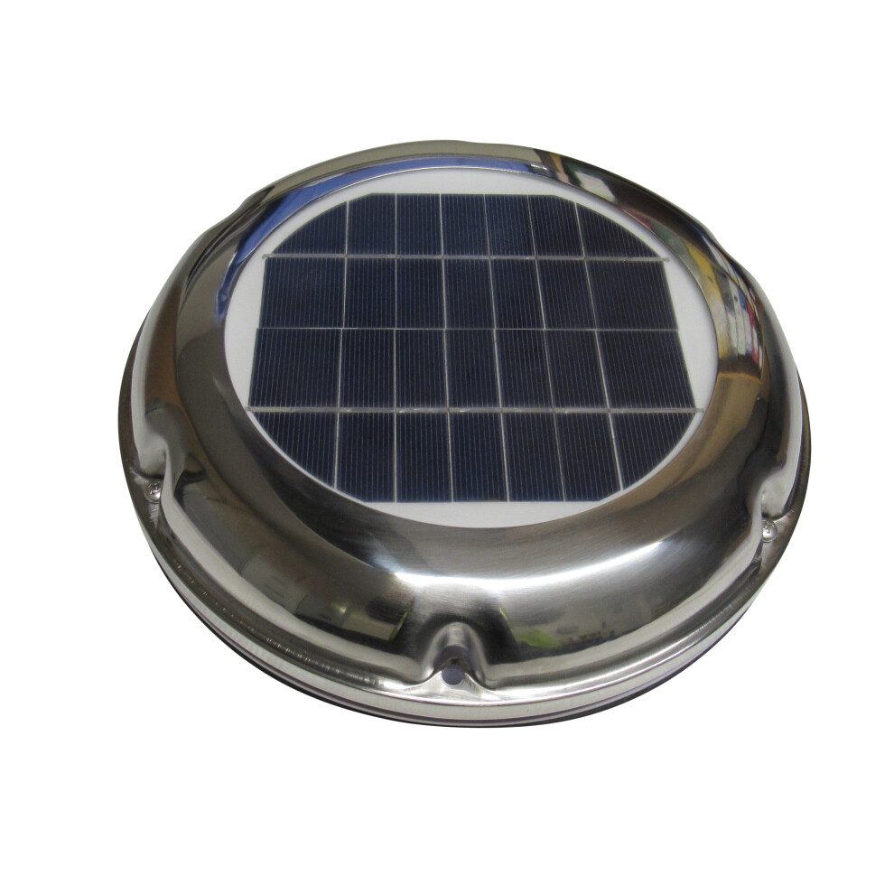Photos - Fan SecureFix Direct Solar Powered Caravan Extractor   SFZZFEVSSV3 (Stainless Steel Roof Vent)