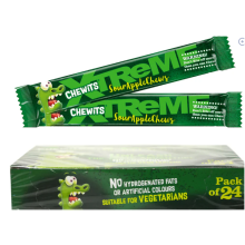 Chewits Xtreme Extremely Sour Apple Chews Packs 34g