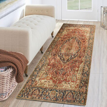 (80 x 150 cm- Large Floor Rug Carpet Runner, Majestic Cashmere) Non Slip Rugs Living Room Traditional Carpet Rug