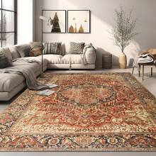 (200 x 290 cm- Extra Large Rug Bedroom Living Room/Traditional Carpet, Majestic Cashmere) Non Slip Rugs Living Room Traditional Carpet Rug