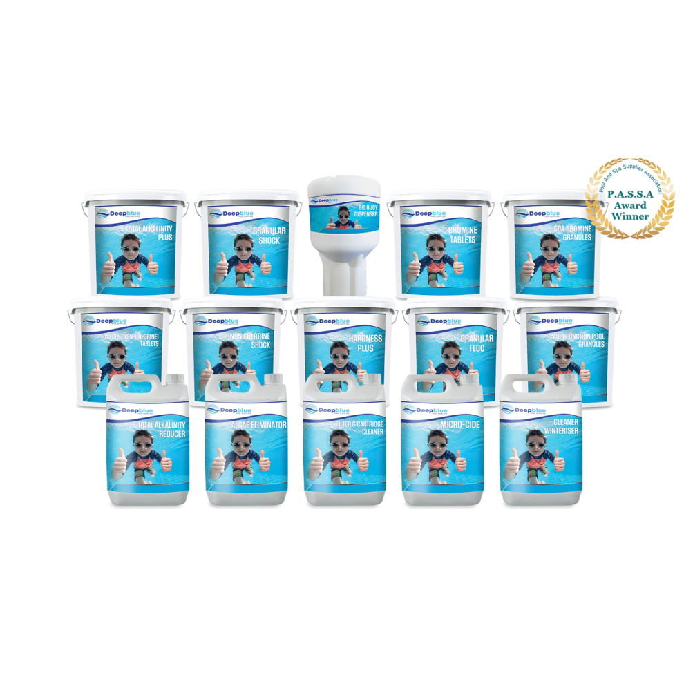 25Kg Deep Blue Pro Rapid Shock Chlorine Granules quick acting great for hot tubs and spas