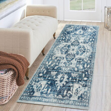 (80 x 150 cm- Large Floor Rug Carpet Runner, Tranquil Cashmere) Non Slip Rugs Living Room Traditional Carpet Rug