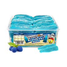 Sweetzone Giant Fizzy Blue Raspberry Bottles Tub