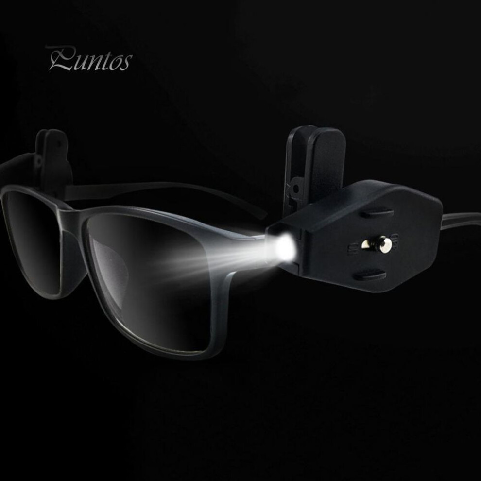 Mini Led Light Glasses Clip-on Lamp Reading Illumination