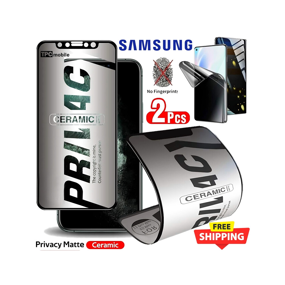 (Samsung S25) 2X Privacy AntiSpy Tempered Glass Screen Protector
