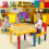 ABC Kids Plastic Table & Chair Set Age 3-7 Years 2