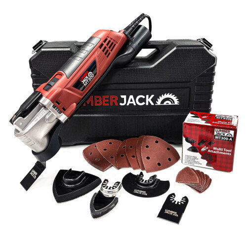 Lumberjack Electric Multi Tool Oscillating Rotary 300W Variable Speed