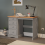 Mercers Furniture Corona Grey Wax Dressing Table Desk Solid Wood Pine Bedroom 1