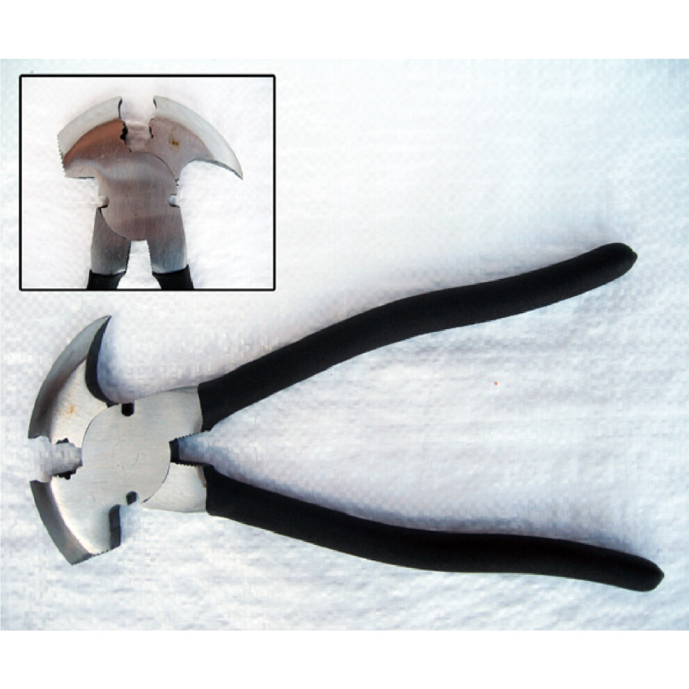 Heavy Duty Fencing Pliers 250MM (WIre Cutter Hammer Staple Remover)