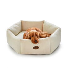 (Large) Silentnight Deep Sleep Donut Pet Bed Calming and Cocooning Premium Velvety Soft