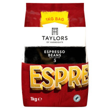 Taylors of Harrogate Espresso Beans Roast Coffee 1kg (Case of 3)