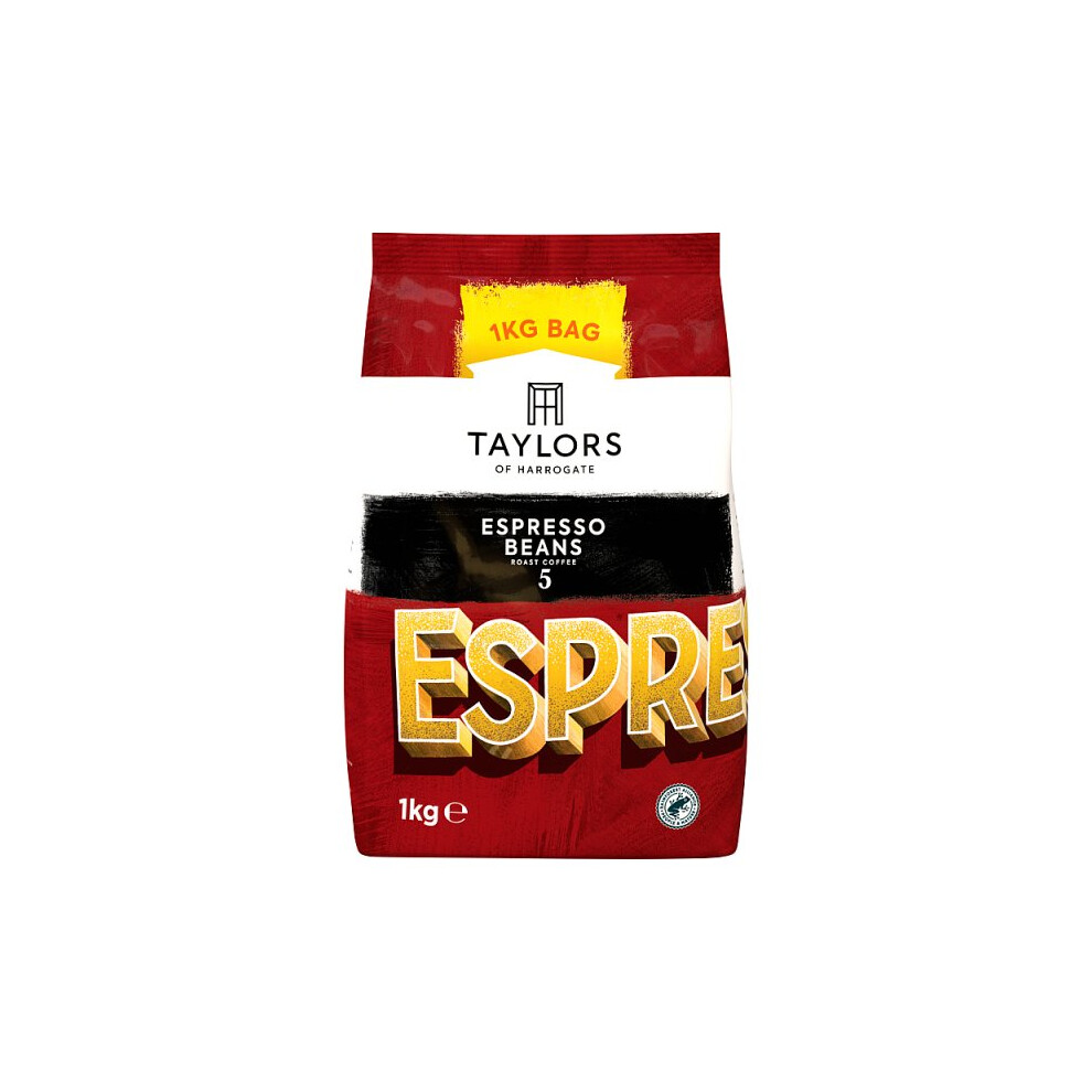 Taylors Of Harrogate Espresso Beans Roast Coffee 1Kg (Case Of 3)