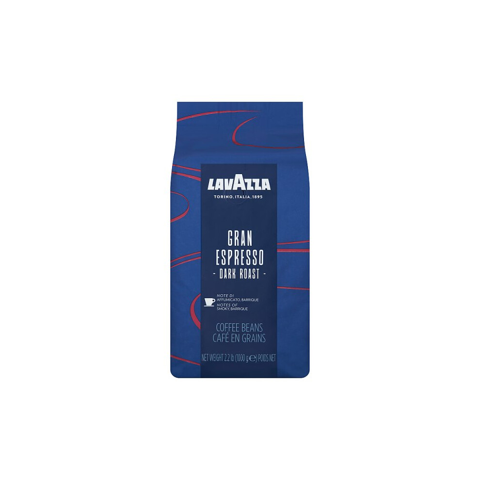Lavazza Gran Espresso Roast Coffee Beans 1000G (Case Of 6) Dark