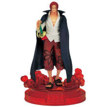 Figurine - One Piece - Shanks Le Roux - 23 cm - PVC - Detalhes cuidadosos