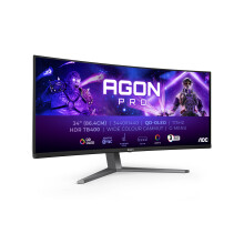 86,36cm/34" (3440x1440) AOC AGON PRO AG346UCD OLED HDR400 TrueBlack 0,03ms 175Hz 2xHDMI DP Speaker DarkGrey