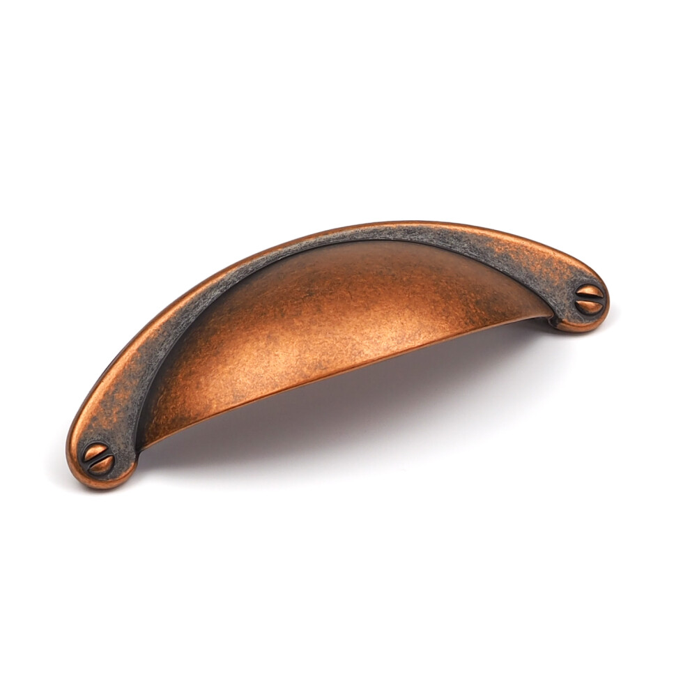 (64Mm Cup Handle) Antique Copper Handle Pulls 64Mm 96Mm 128Mm & Knob 5060796703177
