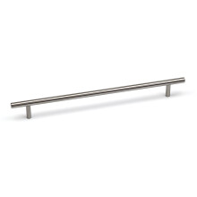 Brushed Nickel Silver T-Bar Handle With 256mm Hole Centres