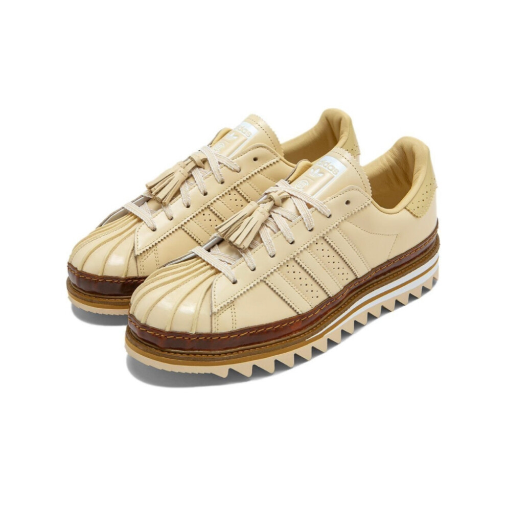 (UK8/EU42/26.5CM) Adidas X CLOT Superstar Crystal Sand JQ6117 Men's WMN Shoes Trainers