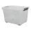 (Single) Jolie Max 44L Storage Boxes with Wheels. Stackable & Transparent, Lids & Buckles 1
