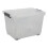 (Single) Jolie Max 44L Storage Boxes with Wheels. Stackable & Transparent, Lids & Buckles 7