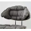 (Grey) Modern Adjustable Desk Chair Stool with Backrest 6