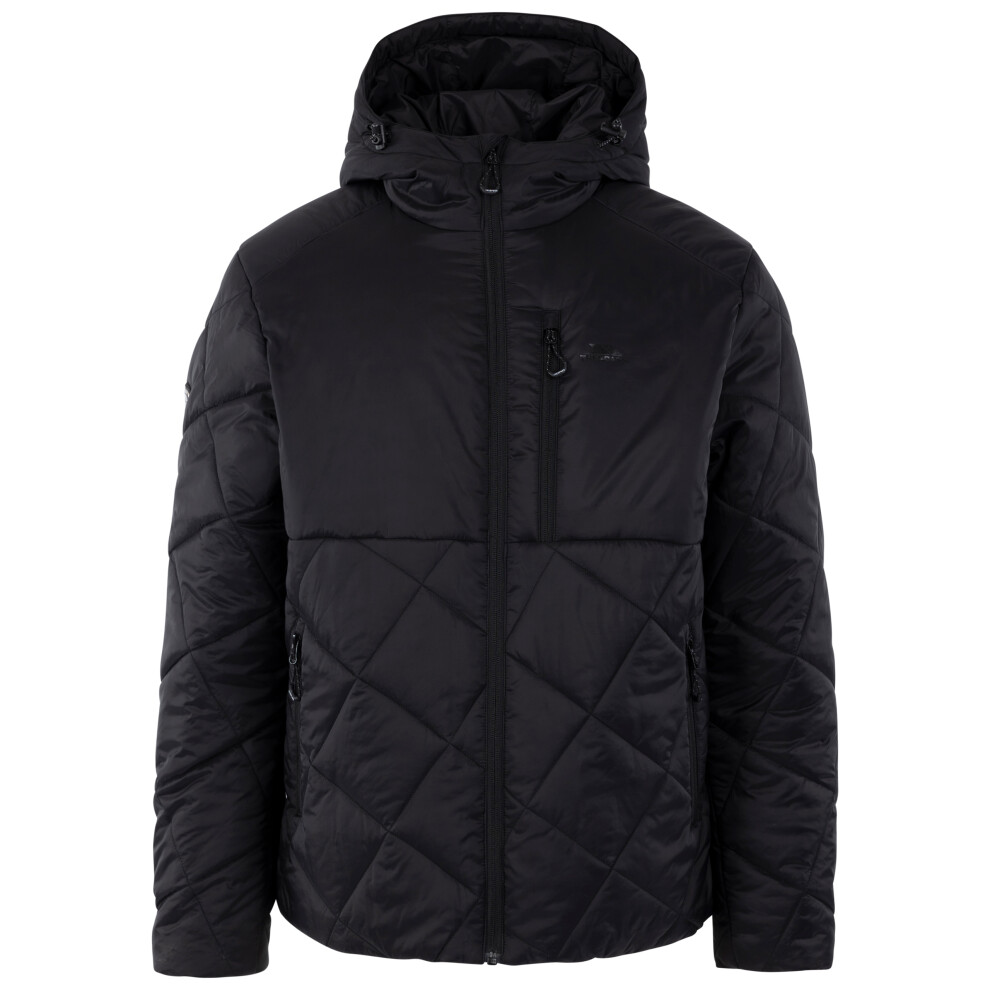 (M, Black) Trespass Mens Hooded Casual Jacket Dalesford