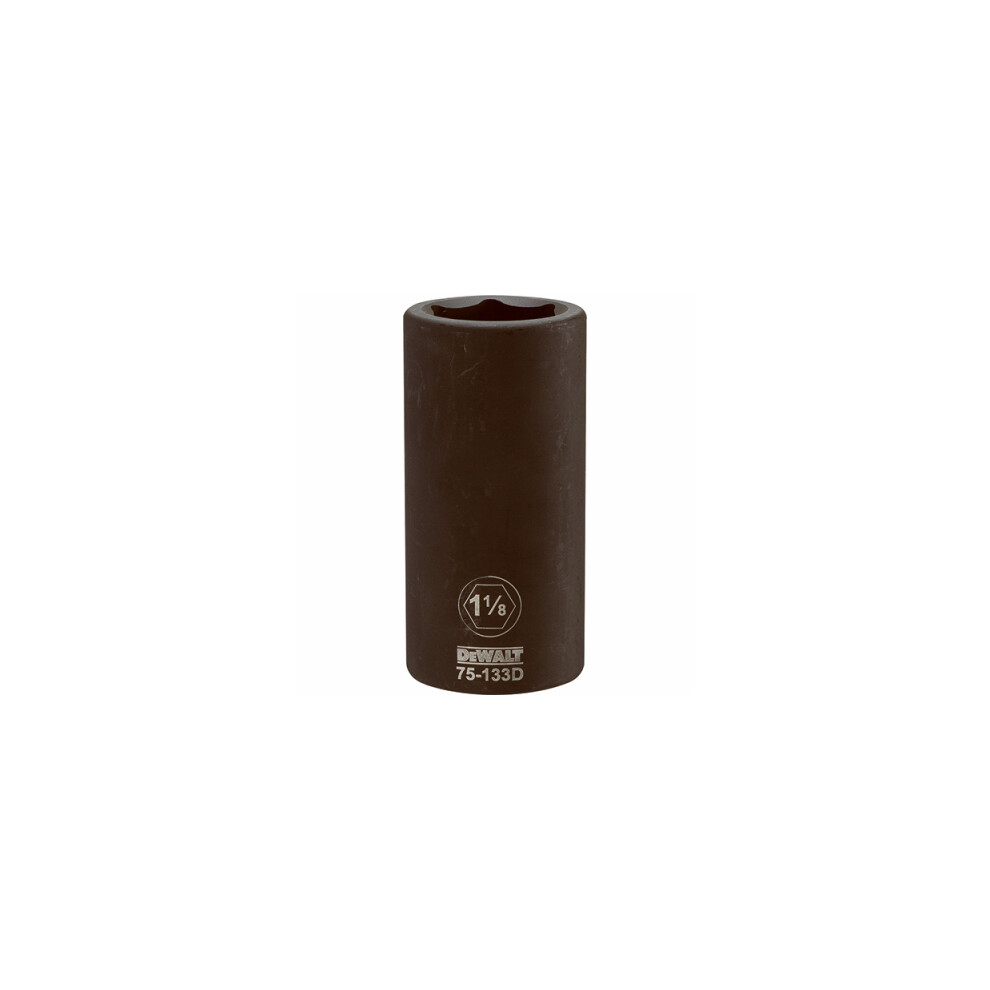 SAE Deep Impact Socket, 6-Point, 3/4-In. Drive, 1-1/8-in. -DWMT75133OSP