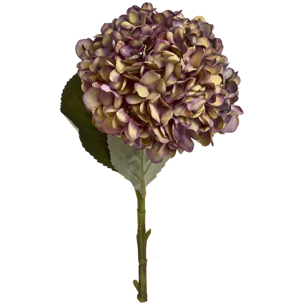 Hill Interiors (One Coffee) Artificial Autumn Hydrangea Large