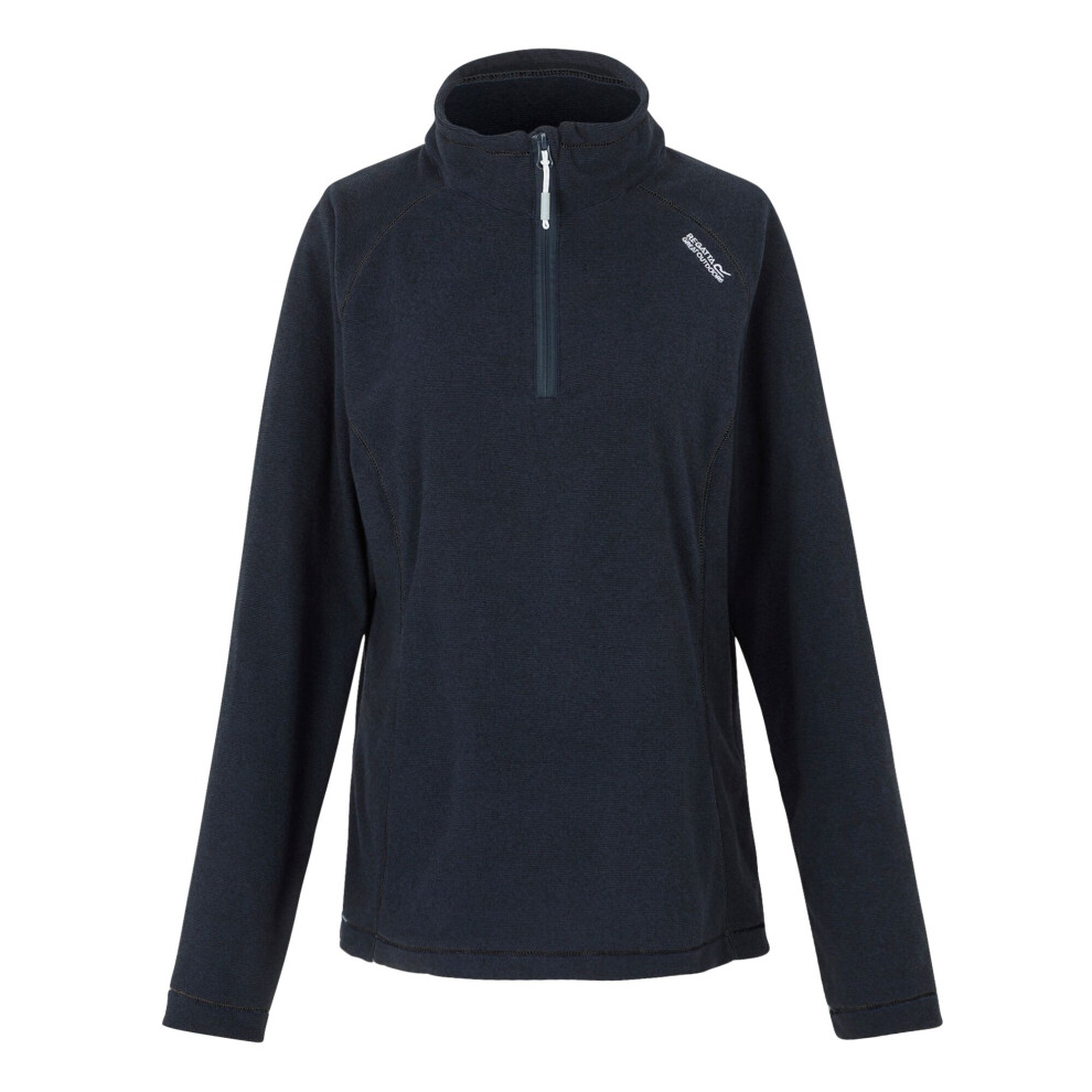 (8 UK, Navy/Black) Regatta Great Outdoors Womens/Ladies Montes Half Zip Fleece Top