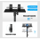 Projector Stand,Adjustable Portable Laptop Tripod Stand with Gooseneck 4